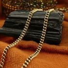 Image 2 of Gold gourmet link chain | 51 cm