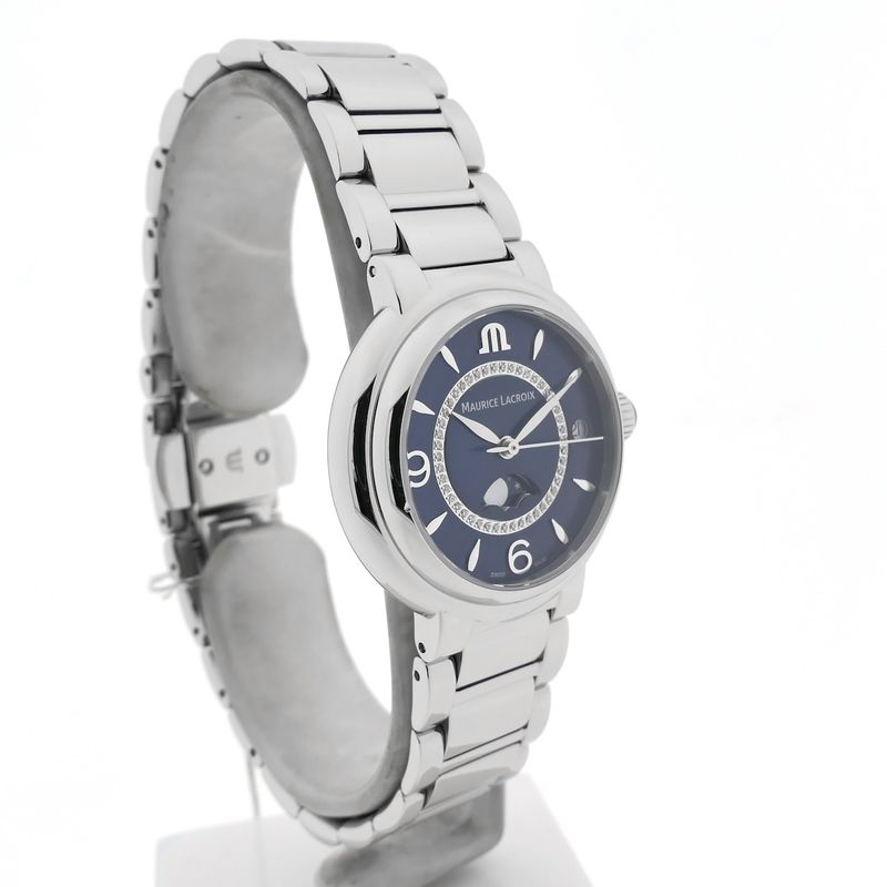 Image 3 of Maurice Lacroix Fiaba FA1084-SS002-420-1; Women's watch with diamonds and moon phase