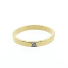 Image 4 of Gold sliding ring with diamond; 0.01 ct. | Jeunesse