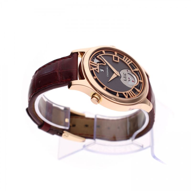 Afbeelding 7 van Chopard L.U.C. Strike One 161912-5002; 18k. Rosé Gouden Horloge