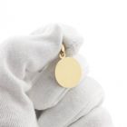 Image 8 of Gold Pendant; Round Engraving Plate