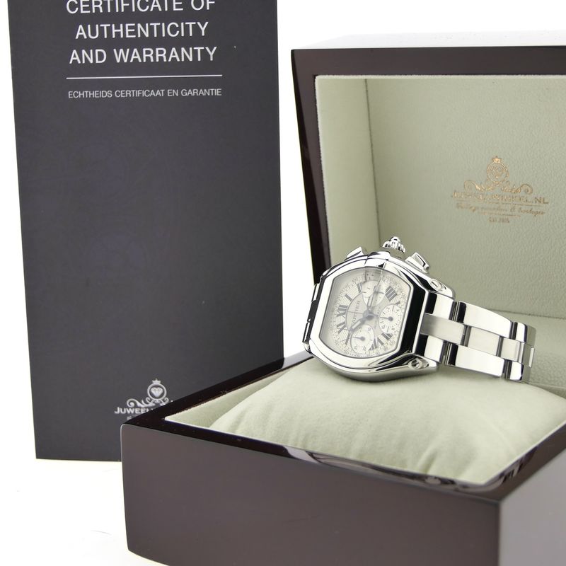Image 21 of Cartier Roadster XL Chronograph 2618; Automatic men's watch
