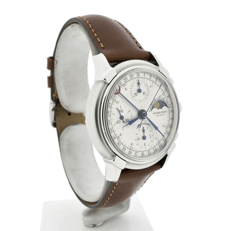 Image 3 of Picard Cadet Chronograph 'Moon Phase' 78790; Automatic men's watch with moon phase