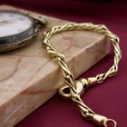 Image 2 of Gold fantasy link bracelet