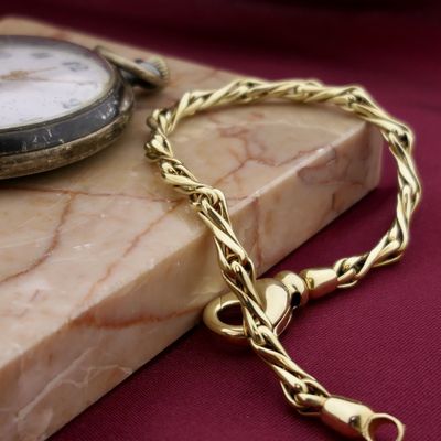 Image 2 of Gold fantasy link bracelet