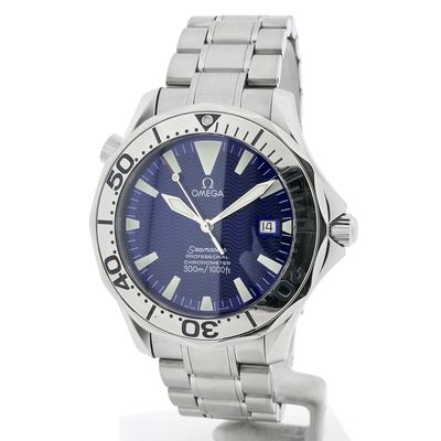 Image 1 of Omega Seamaster 300m 'Electric Blue' 2255.80.00; Automatic men's diving watch