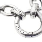 Image 3 of Silver anchor link chain with a heart pendant; ZINZI