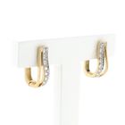 Image 4 of Gold stud earrings with zirconia