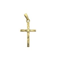 Gold pendant of a cross