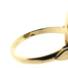 Image 7 of Vintage gold ring with carnelian bandagate