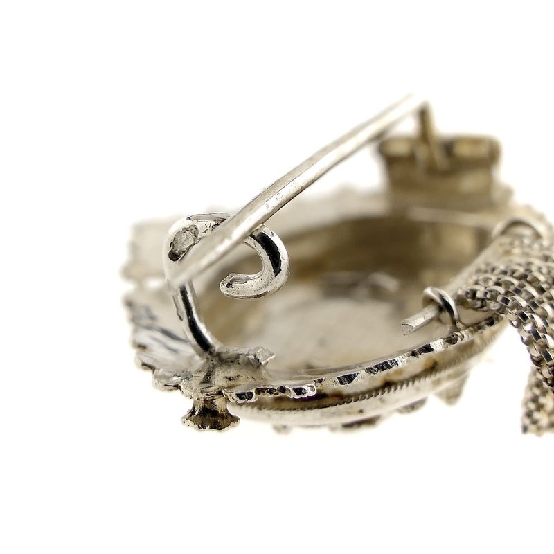 Image 9 of Silver brooch with filigree technique | Vintage/antique
