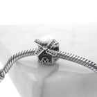 Image 2 of Pandora Moments charm; Silver; Windmill