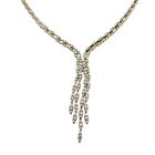 Image 3 of Gold necklace with diamonds; 8.13 ct.