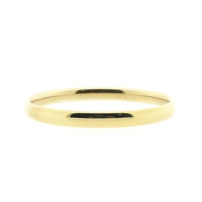 Image 1 of Gold smooth slave bracelet | Ø 61.5 mm