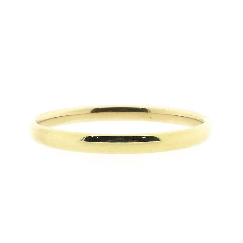 Image 1 of Gold smooth slave bracelet | Ø 61.5 mm