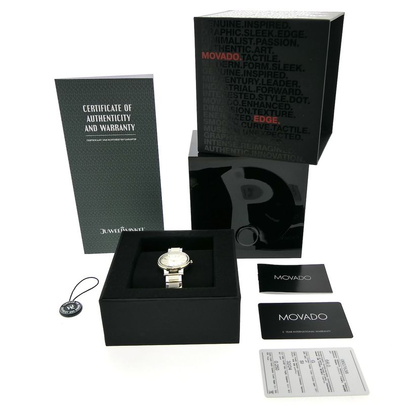 Image 14 of Movado Vizio Ref. 0607638; Two-tone ladies watch with 0.25ct. diamonds