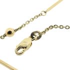 Image 5 of Gold link chain with beads and bars | 43 cm