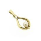 Image 8 of Gold pendant with pearl | Vintage