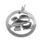 Image 4 of Silver zodiac sign pendant; Cancer