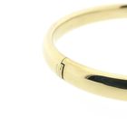 Image 4 of Gold smooth slave bracelet | Ø 60 mm