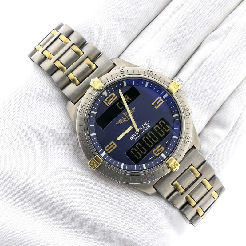 Image 5 of Breitling Aerospace Titanium E56062; Bi-color men's watch