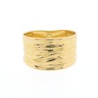 Image 6 of 18 carat gold wide ring