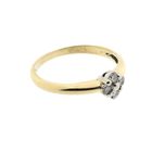 Image 7 of Gold ring with diamond | 0.18 ct.