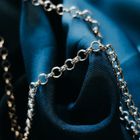 Image 2 of Silver jasseron link chain | 70 cm