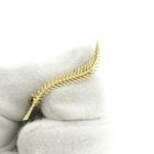 Image 6 of Vintage gold brooch of a feather