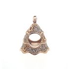 Image 5 of Pandora Moments charm; Rose gold plated; Pavé Christmas Tree