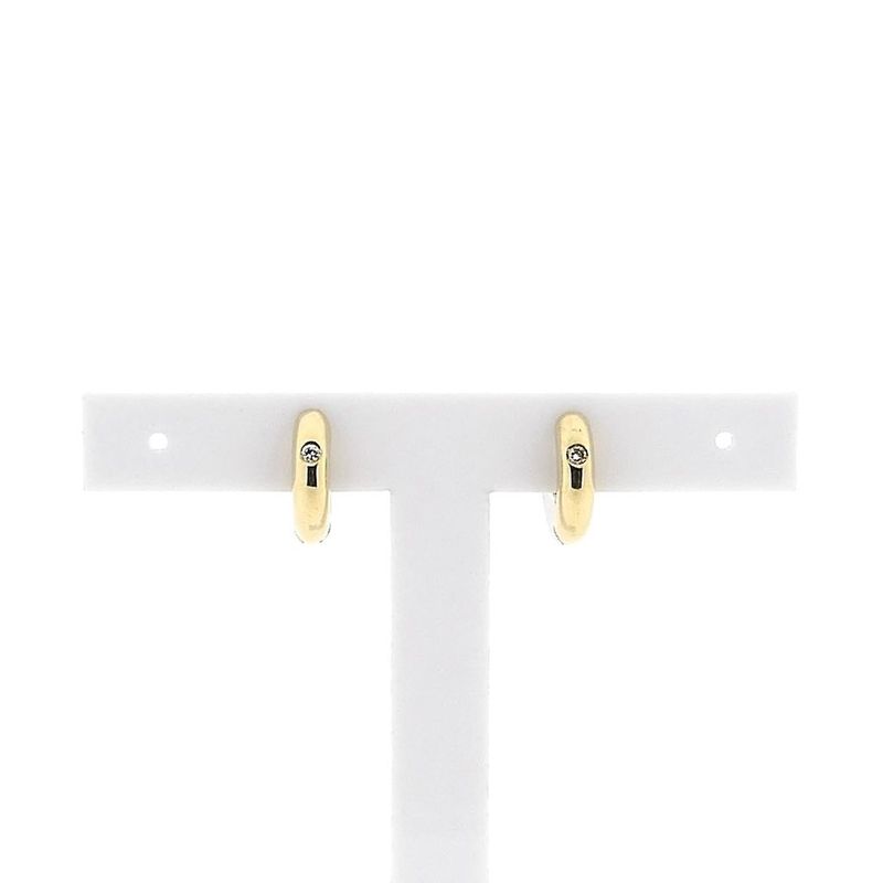 Image 1 of Two-tone gold earrings