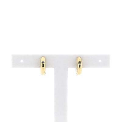 Two-tone gold earrings Image 1 of Two-tone gold earrings