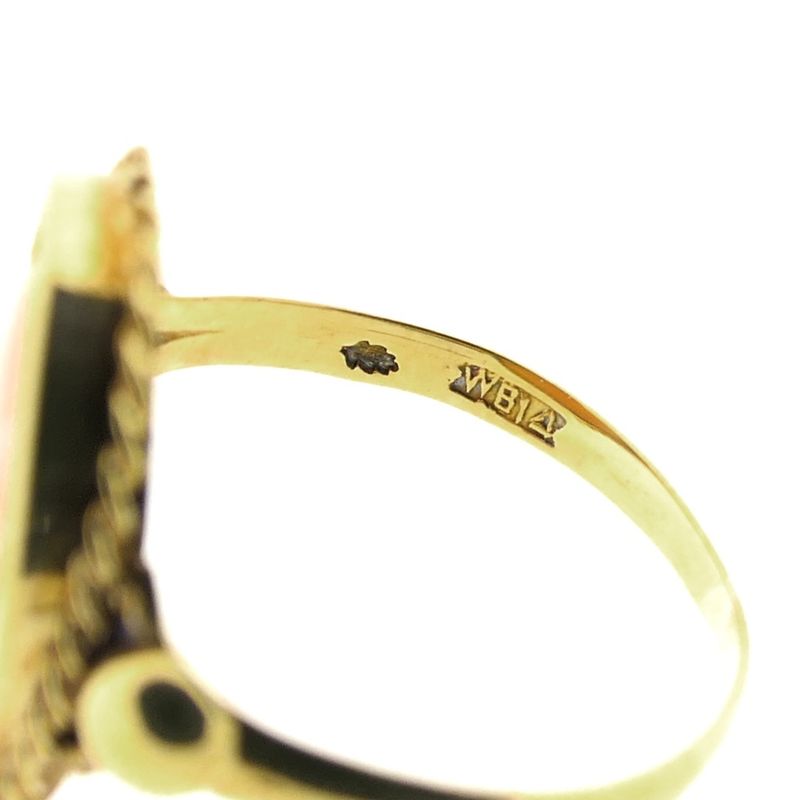 Image 7 of Vintage gold ring with cameo