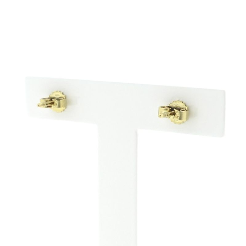 Image 5 of Golden rose stud earrings