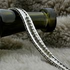 Image 2 of 18K white gold link bracelet with diamond; 0.55 ct. | 18.5 cm