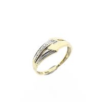Gold Ring with Diamond; 0.005 ct.