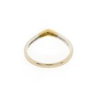 Image 5 of Two-tone gold ring with 0.005 ct diamond.
