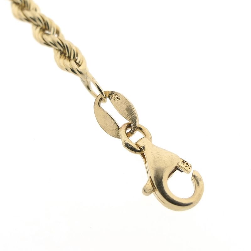 Image 3 of Gold twisted link bracelet | 22.5 cm