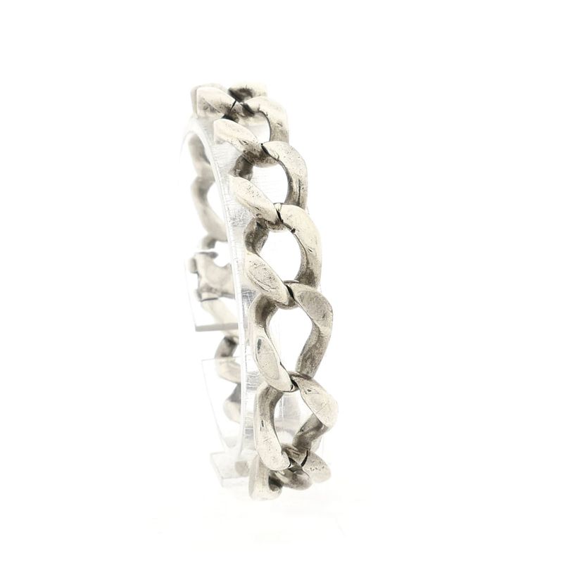 Image 1 of Silver Gourmet Link Bracelet