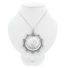 Image 3 of Silver pendant of 10 guilder coin of Juliana 1970.