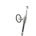 Image 2 of Silver charm of a baton majorette
