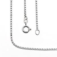White gold Venetian chain | 43.5 cm