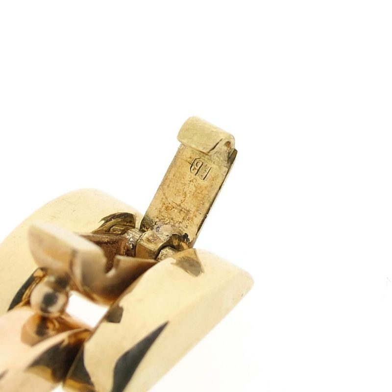 Image 6 of Bicolor gold Bismarck link bracelet