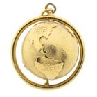 Image 8 of Golden globe pendant