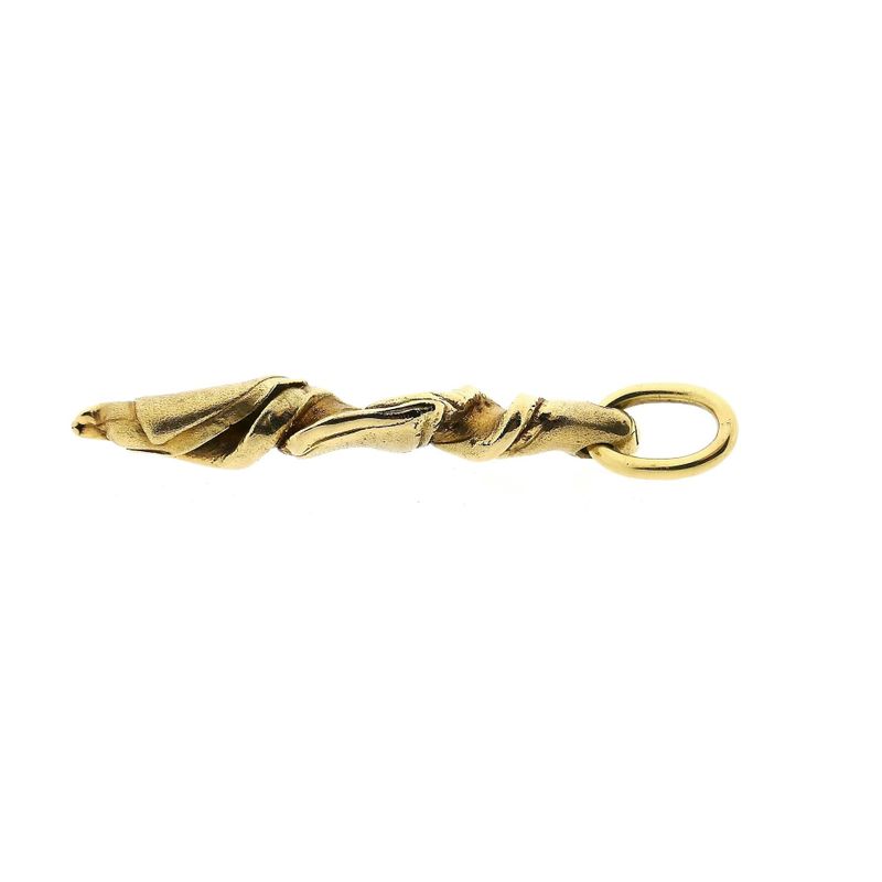 Image 6 of Solid Gold Abstract Pendant