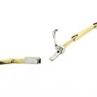 Image 5 of Two-tone gold necklace with diamond; 0.16 ct.