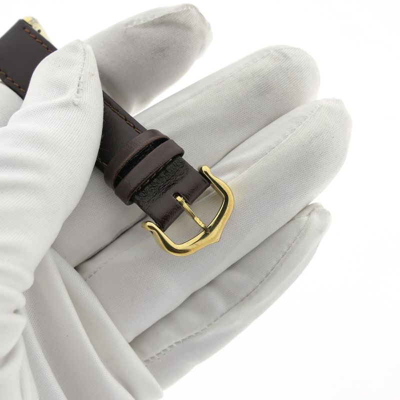 Image 11 of Cartier Tank Vermeil 'Trinity' 5057001; Vintage ladies watch