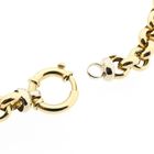 Afbeelding 5 van Gouden jasseronschakel collier | 46 cm