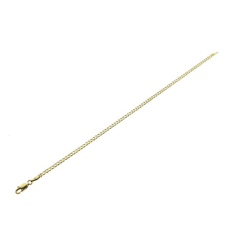 Image 7 of Gold gourmet link bracelet | 20 cm