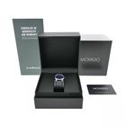 Image 13 of Movado Museum Classic; Steel women's watch with blue 'Mother of Pearl' dial; 0607422